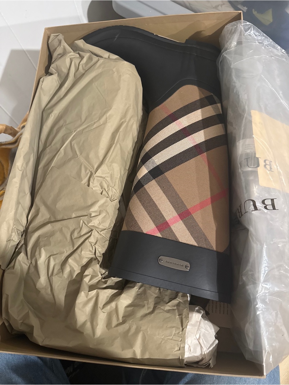 Burberry Beige Box with Brand Label